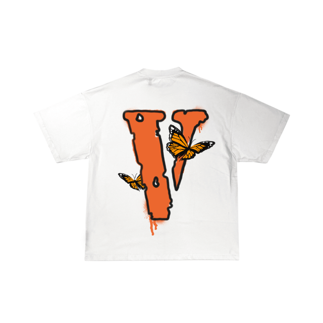 Juice Wrld Juice Wrld x Vlone Butterfly T-Shirt White - view 2