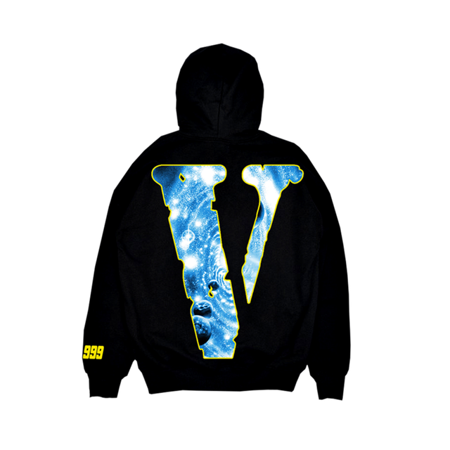 Juice Wrld Juice Wrld x Vlone Cosmic Hoodie Black - view 2