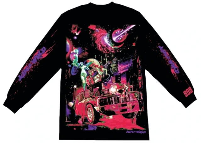 Juice Wrld Juice Wrld x Vlone Galaxy Longsleeve T-shirt Black - view 1