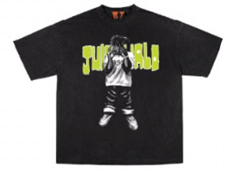 Juice Wrld Juice Wrld x Vlone MOTY Man of the Year T-shirt Black/Green - view 1