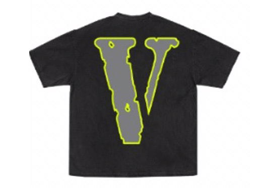 Juice Wrld Juice Wrld x Vlone MOTY Man of the Year T-shirt Black/Green - view 2