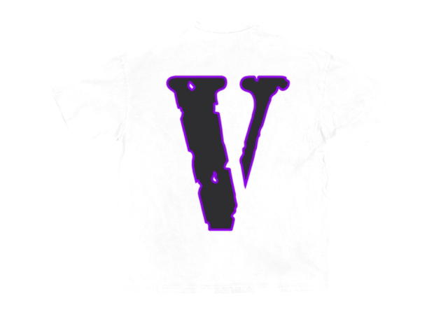 Juice Wrld Juice Wrld x Vlone MOTY Man of the Year T-shirt White/Purple - view 2