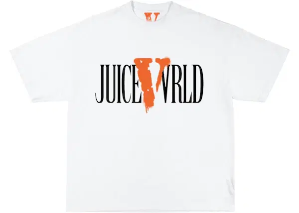 Buy Juice Wrld x Vlone T-Shirt White at Sasom – Authentic and Ready to Ship