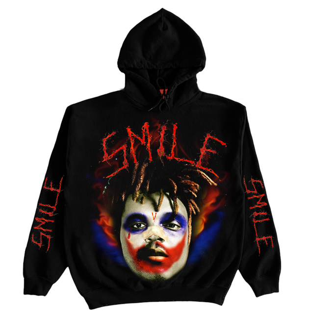 Juice Wrld Juice Wrld x XO x Vlone Joker Hoodie Black - view 1