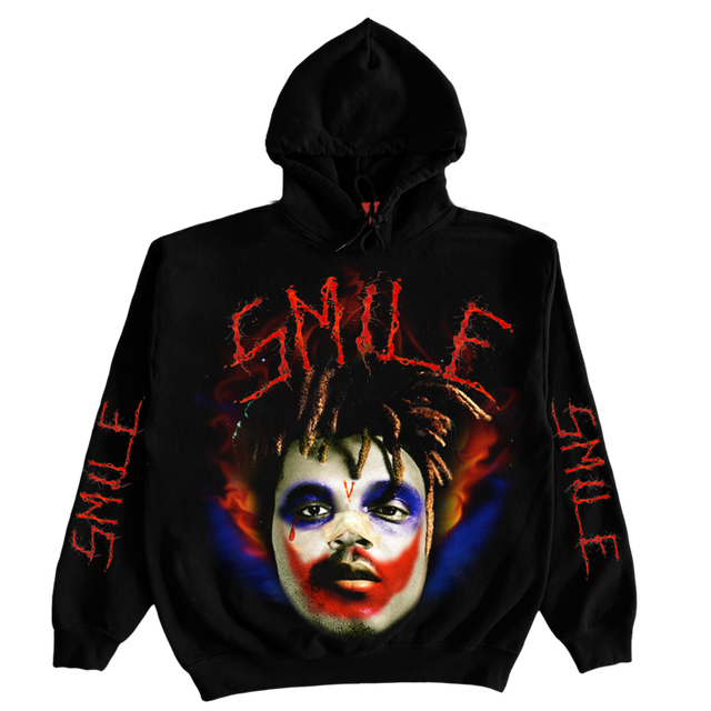 Juice Wrld Juice Wrld x XO x Vlone Joker Hoodie Black - view 2