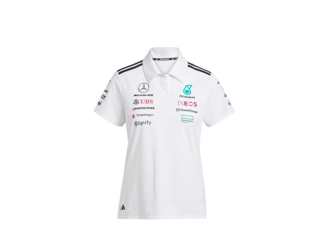 adidas adidas Mercedes - Amg Petronas Formula One Team Polo White Melange Black (Women's)