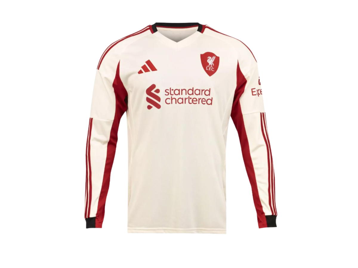 adidas adidas Liverpool Long Sleeve Jersey 25/26 Away