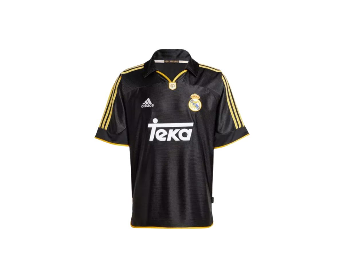 adidas adidas Real Madrid 1999/2000 Away Retro Jersey Black