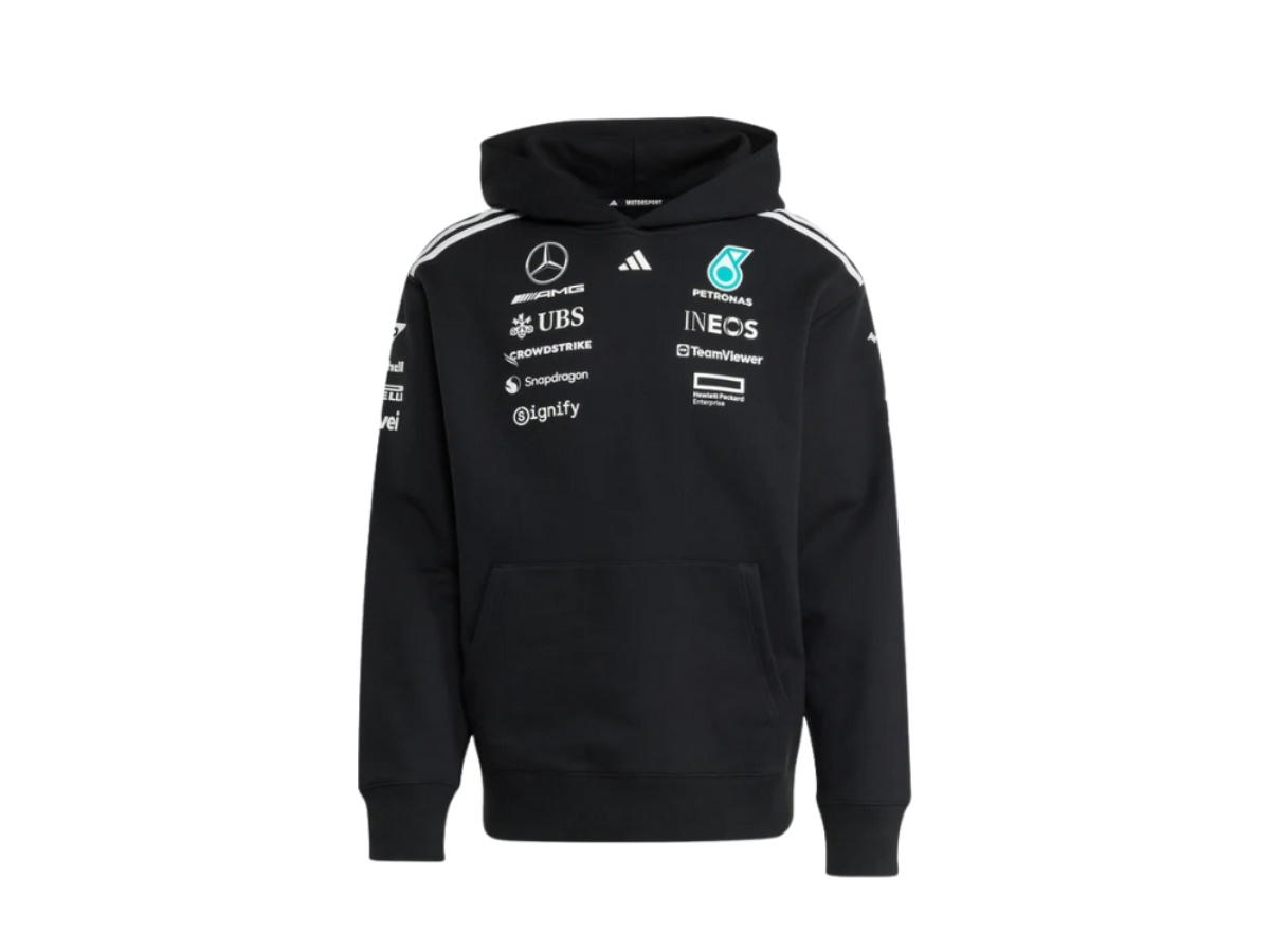 adidas adidas Mercedes-AMG F1 2025 Petronas F1 Team Hoodie Black