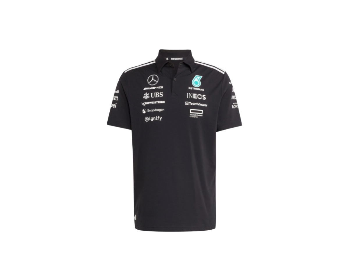 adidas adidas Mercedes AMG Petronas Formula One Team Polo Men's Black White