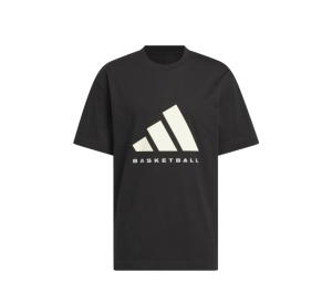 Buy adidas Basketball Tee Black Chalk White at Sasom – Authentic and Ready to Ship