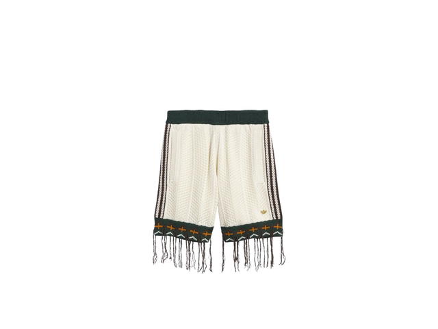 adidas adidas X Clot Crochet Shorts By Edison Chen Cream White - view 1