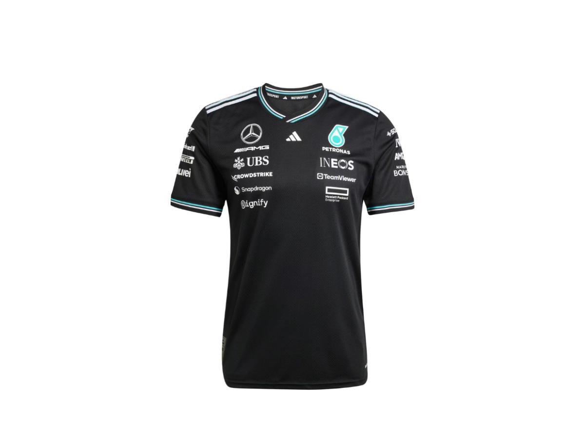 adidas adidas Mercedes Amg Petronas Formula One Racing Team Fashion Shirt Black