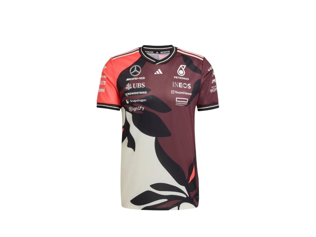 adidas adidas Mercedes - Amg Petronas Formula One Summer Pack Racing Shirt Aurora Ruby
