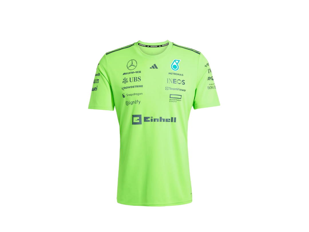 adidas adidas Mercedes - Amg Petronas Formula One Team Set Up Tee Solar Green Black
