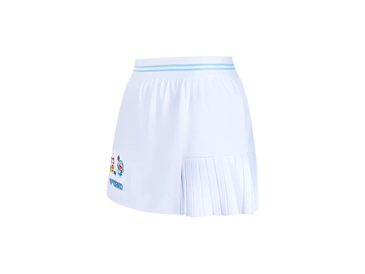 Victor Victor x Doraemon Badminton Sport Skirt White