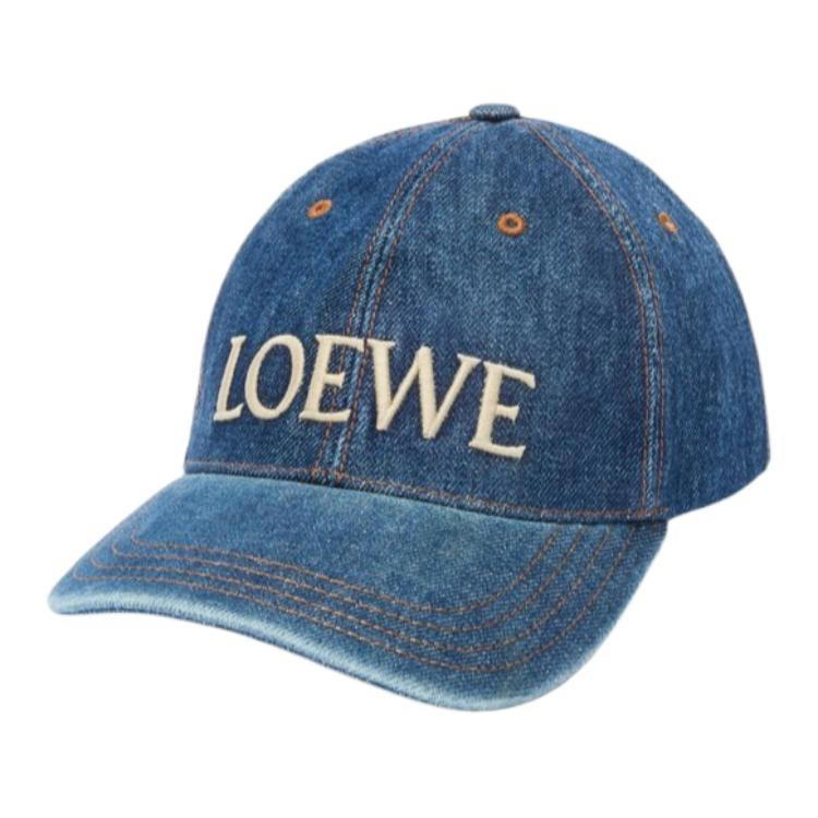 Loewe Loewe Denim Baseball Cap - Blue