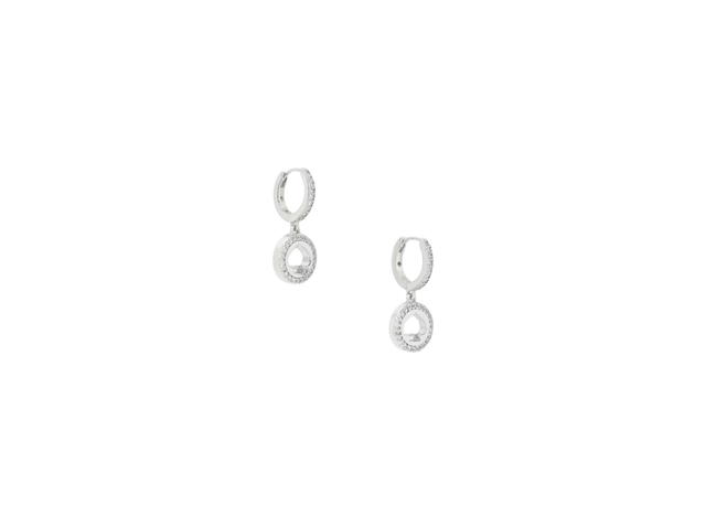 Katespade Katespade Spot The Spade Pave Huggies Silver - view 1