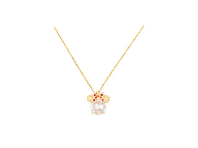 Katespade Katespade x Disney New York Minnie Pendant Necklace Clear - view 1