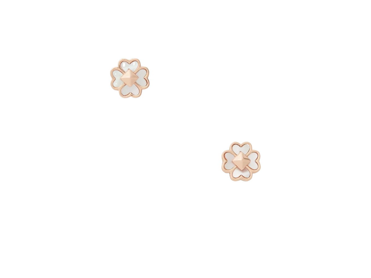 Buy Katespade Spades & Studs Earrings Cream Multi Rose Gold at Sasom – Authentic and Ready to Ship