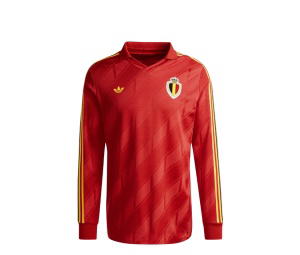 Buy adidas Belgium Home Jersey 1986 Red at Sasom – Authentic and Ready to Ship