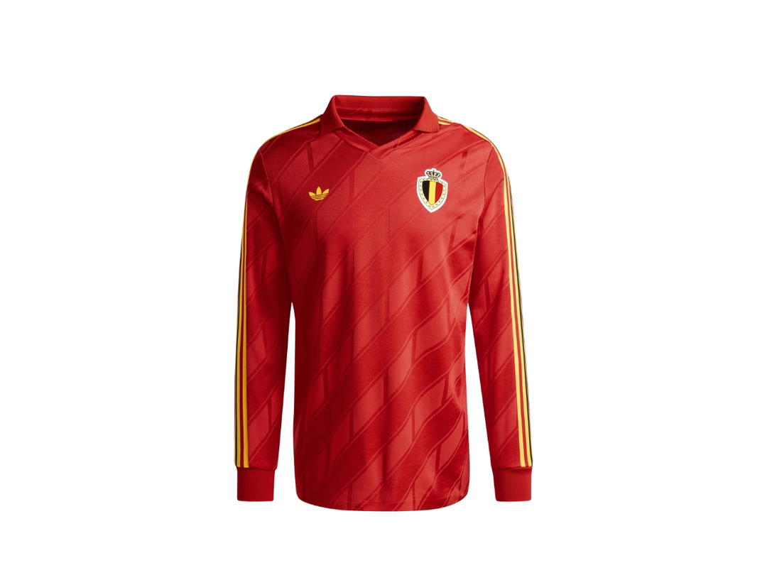 adidas adidas Belgium Home Jersey 1986 Red