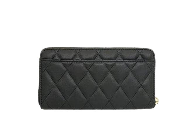 Katespade Katespade Carey Smooth Quilted Leather Long Wallet Black - view 2