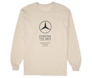 Buy Kanye West DONDA Atlanta Listening Event L/S T-shirt Cream at Sasom – Authentic and Ready to Ship