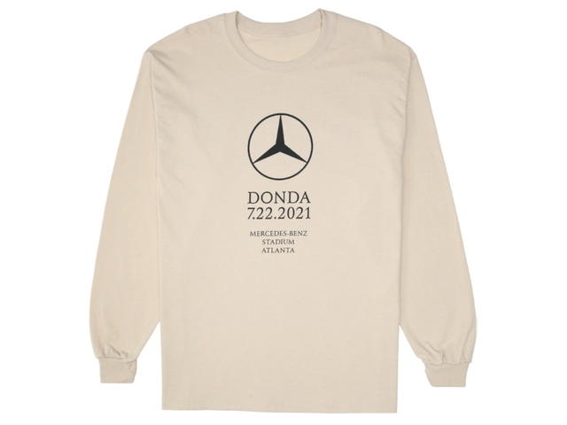 Kanye West Kanye West DONDA Atlanta Listening Event L/S T-shirt Cream - view 1