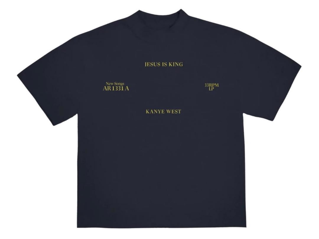 Kanye West Kanye West Jesus Is King Vinyl II T-shirt Navy