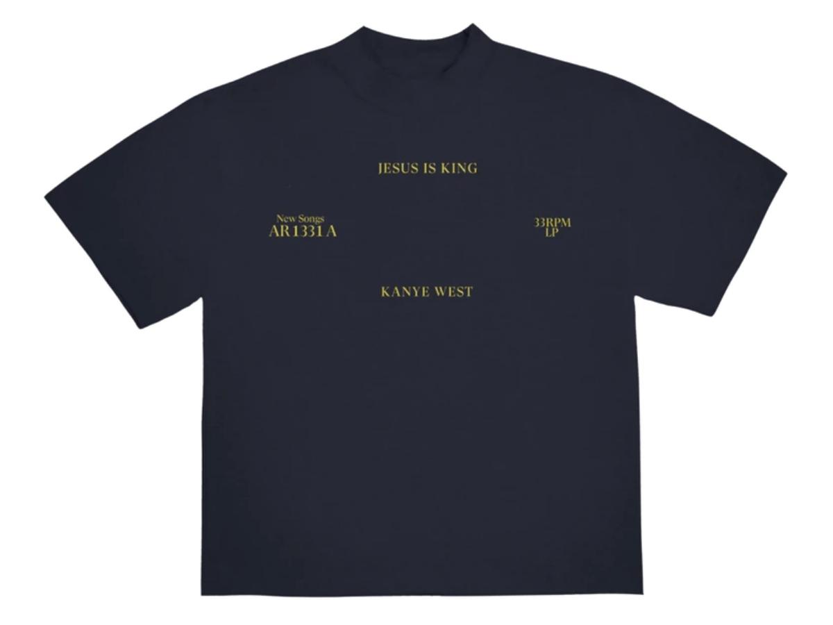 Kanye West Kanye West Jesus Is King Vinyl II T-shirt Navy