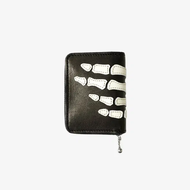 Kapital Kapital Thumbs Up Bone Hand Zip Mini Wallet Black - view 1