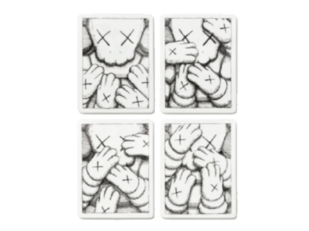 Kaws KAWS Brooklyn Museum URGE Plate Set of 4