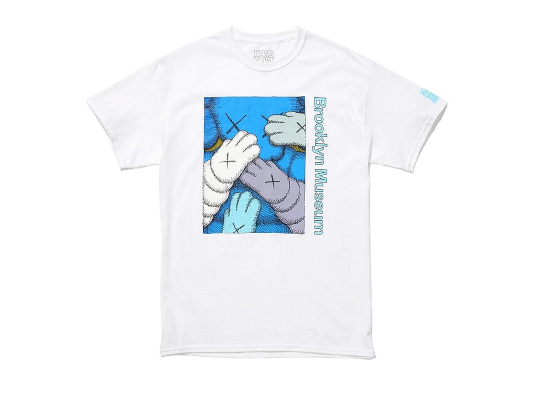 Kaws KAWS Brooklyn Museum URGE T-Shirt White Cyan