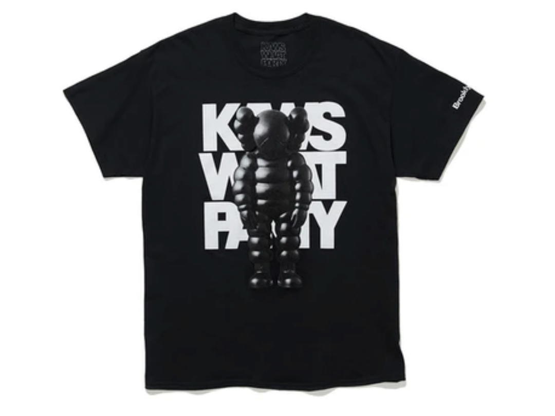 Kaws Kaws Brooklyn Museum What Party T-shirt Black