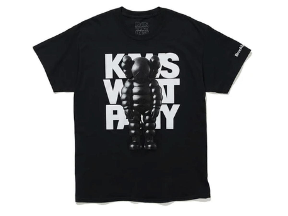 Kaws Kaws Brooklyn Museum What Party T-shirt Black
