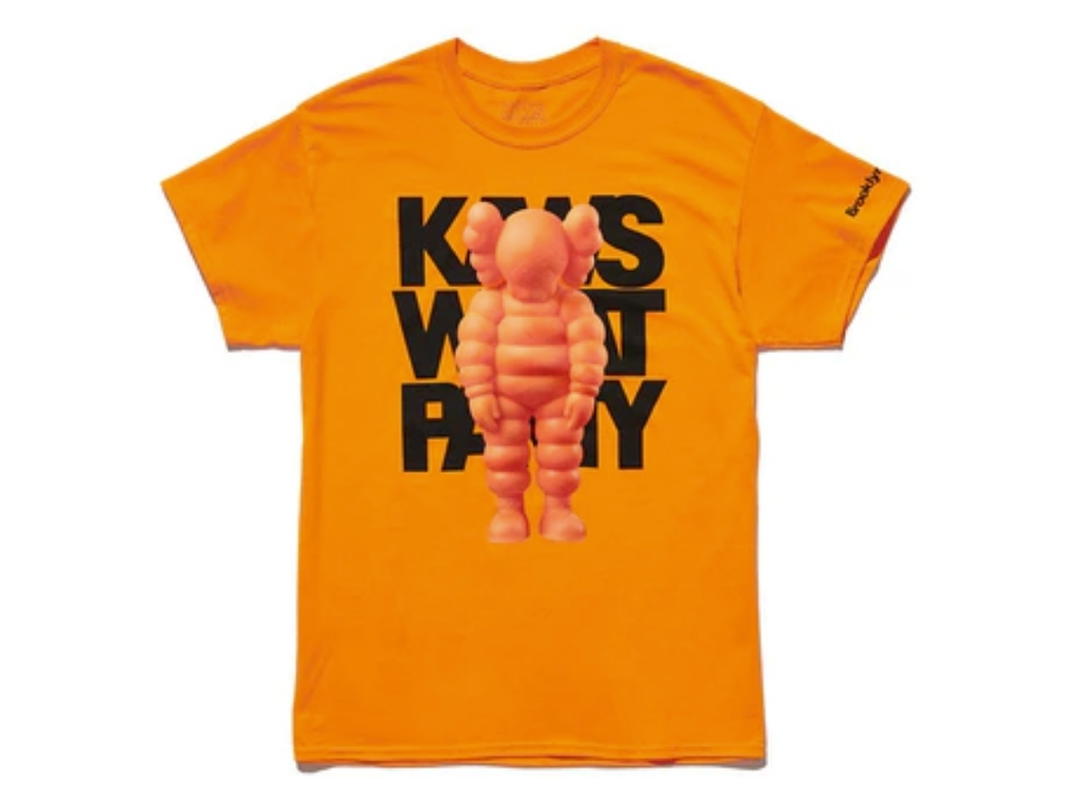 Kaws Kaws Brooklyn Museum What Party T-shirt Orange