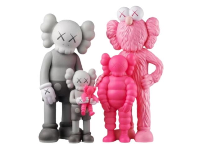 Kaws KAWS Family Vinyl Figures Grey/Pink - view 1