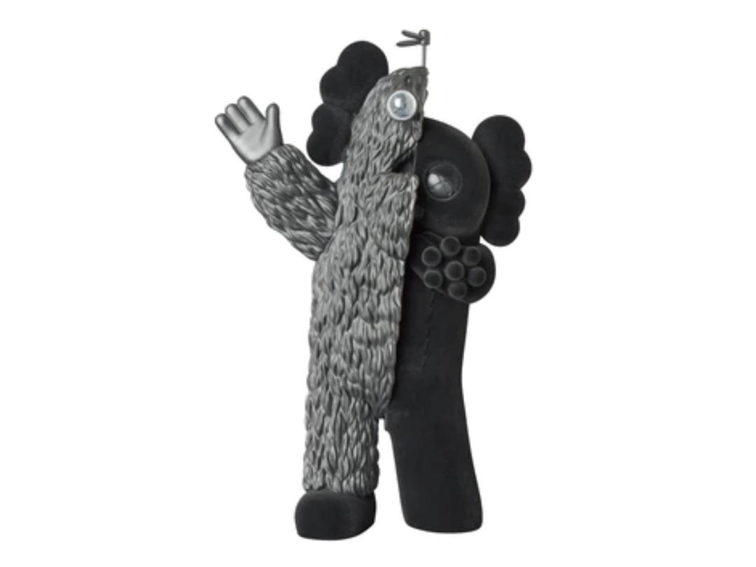 Medicom Toy Kaws Kachamukku Vinyl Figure Black