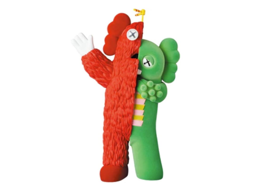 Kaws Kaws Kachamukku Vinyl Figure Green/Red