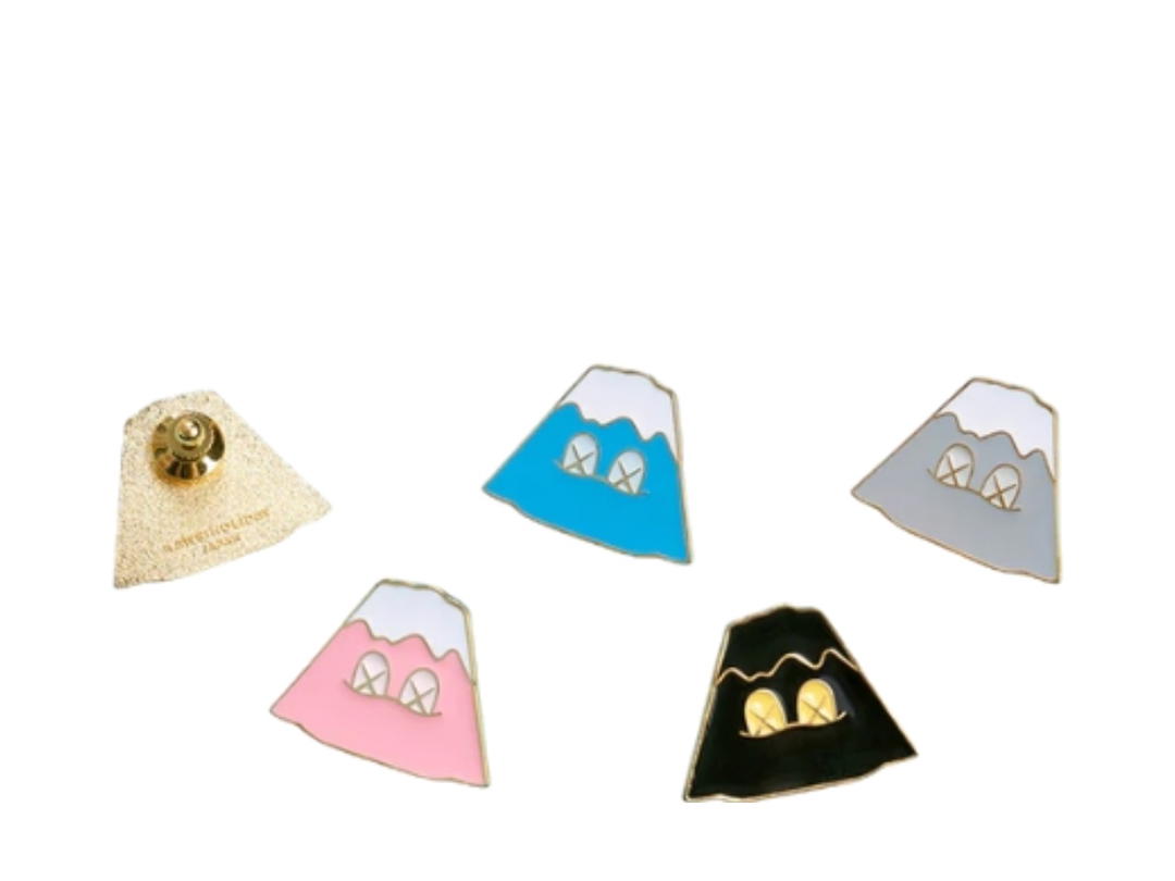 Kaws Kaws Holiday Japan Mount Fuji Pin Set (Set Of 4)