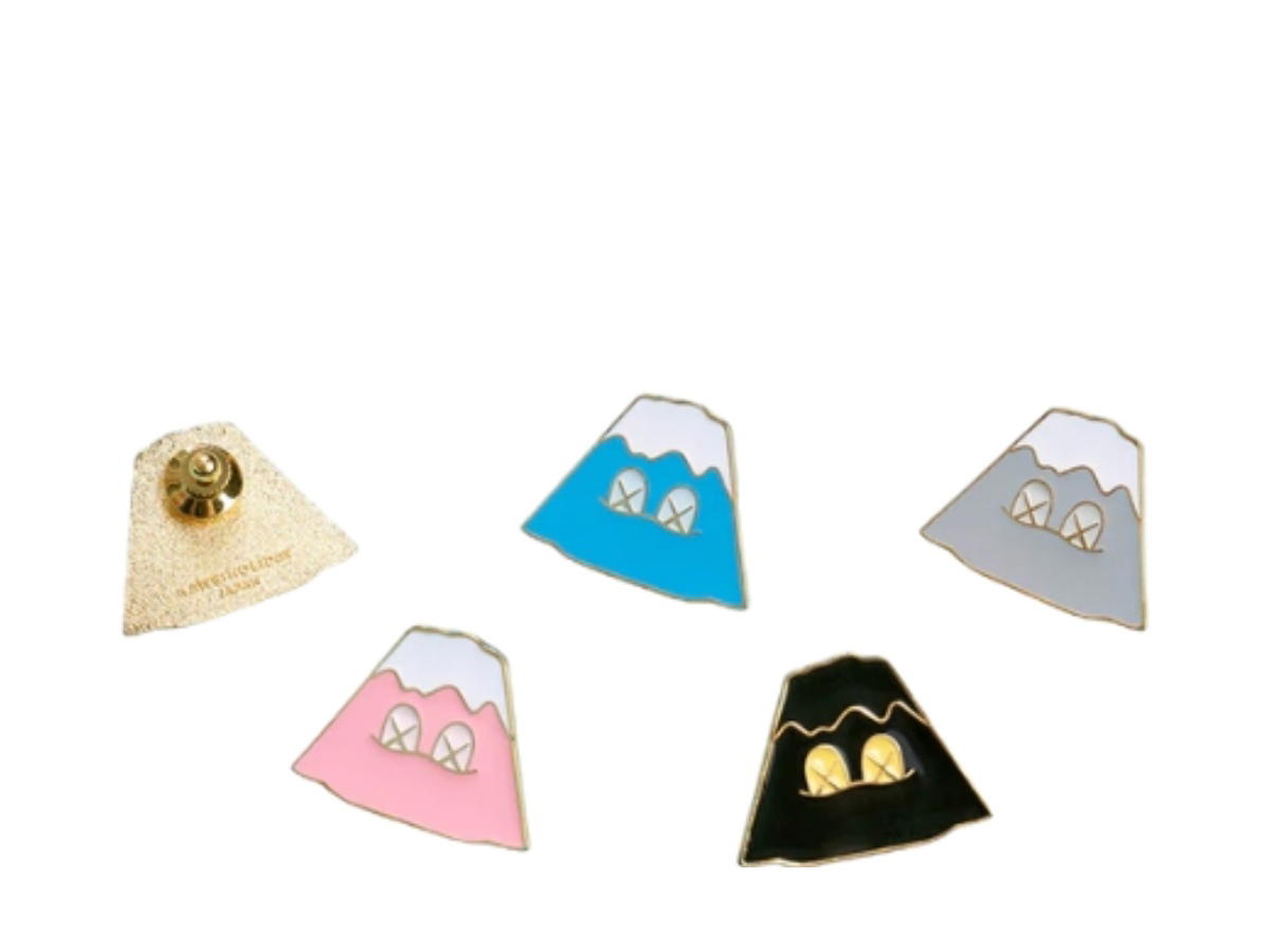 Kaws Kaws Holiday Japan Mount Fuji Pin Set (Set Of 4)
