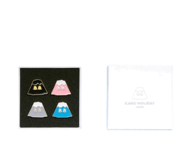 Kaws Kaws Holiday Japan Mount Fuji Pin Set (Set Of 4) - view 2