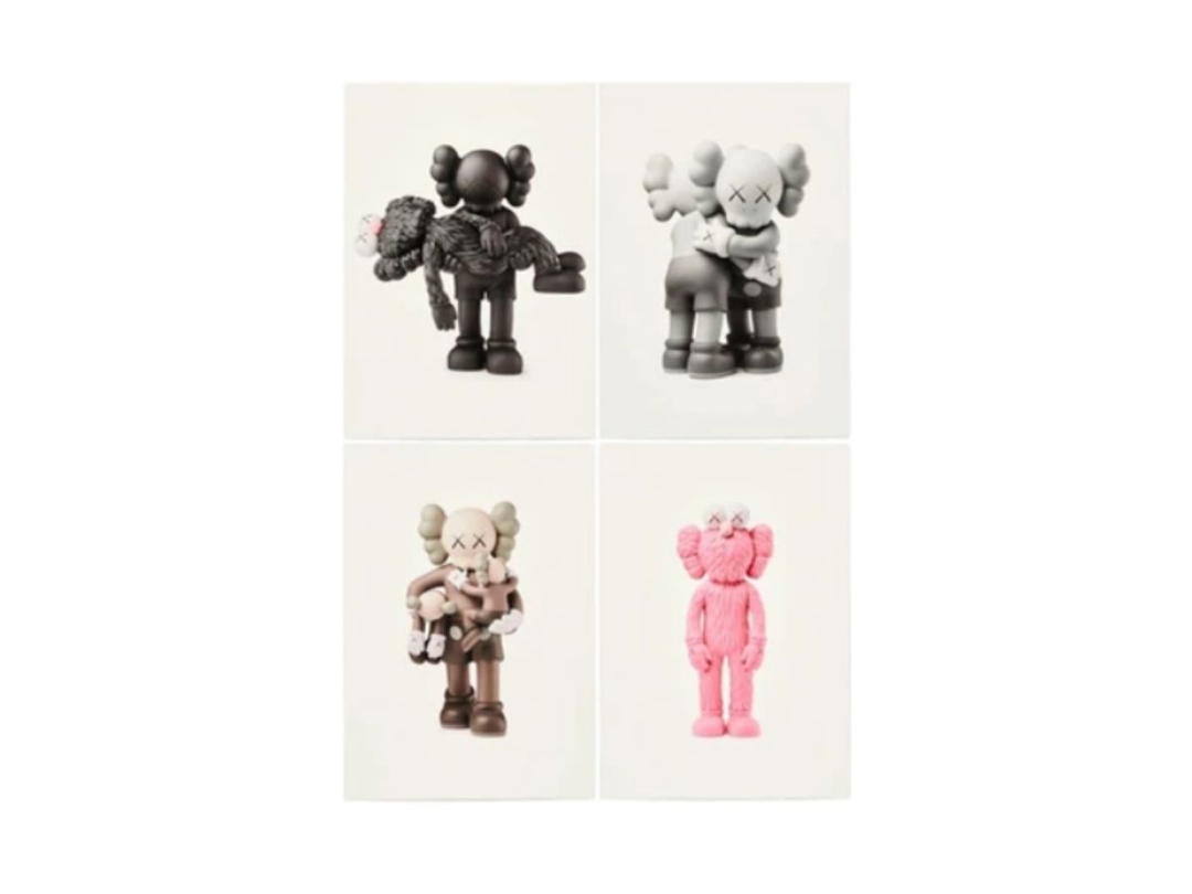 Kaws KAWS NGV VINYL TOYS POSTCARD (SET OF 4) MULTI