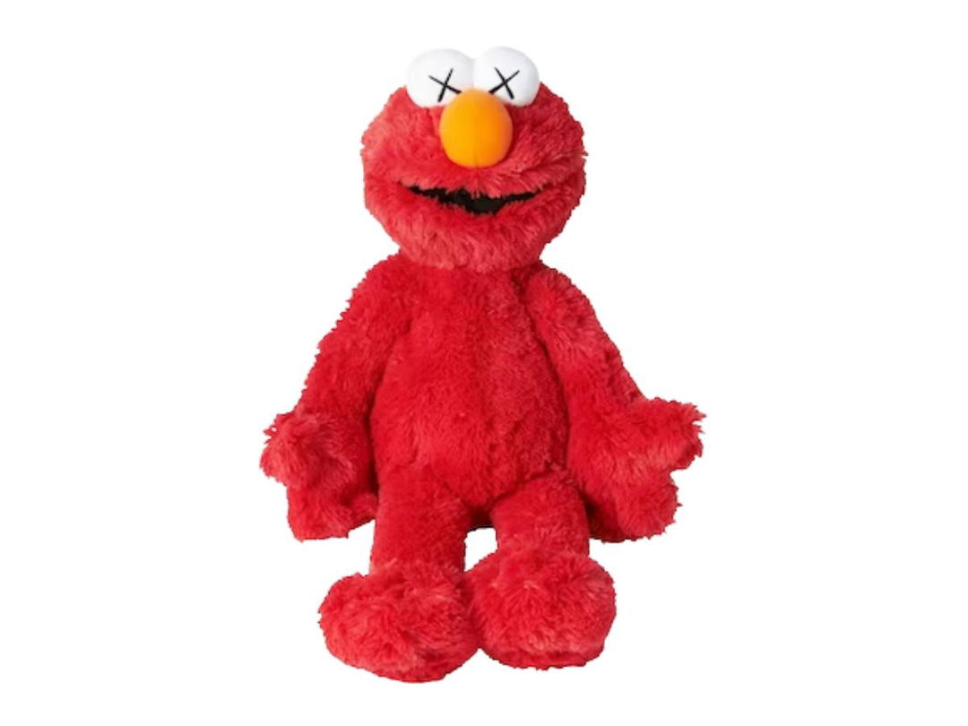 Kaws KAWS Sesame Street Uniqlo Elmo Plush Toy Red