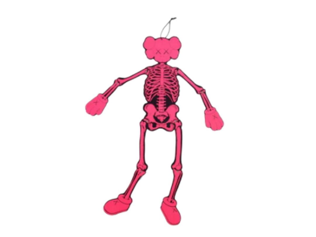 Kaws KAWS Skeleton Board Cutout Ornament Pink