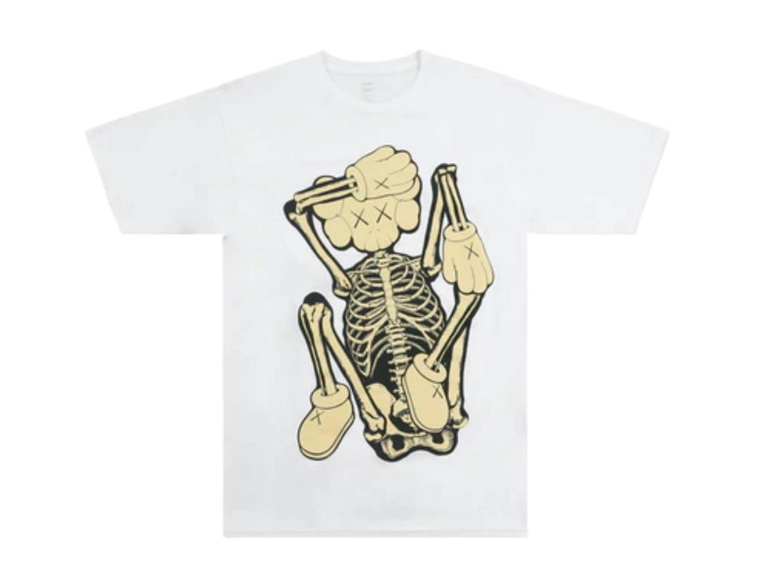 Kaws Kaws Skeleton New Fiction T-Shirt Bone