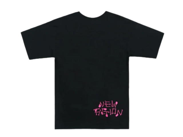 Kaws Kaws Skeleton New Fiction T-Shirt Pink - view 2