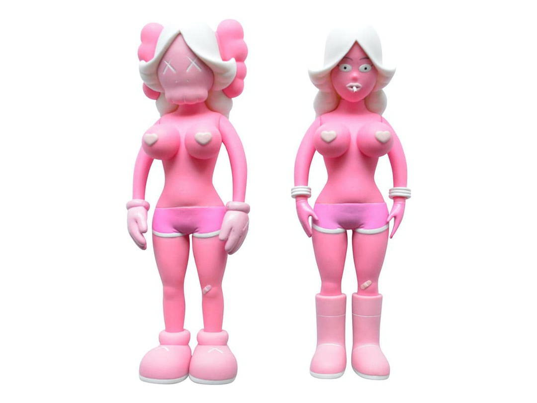 Kaws KAWS The Twins Vinyl Figure Pink