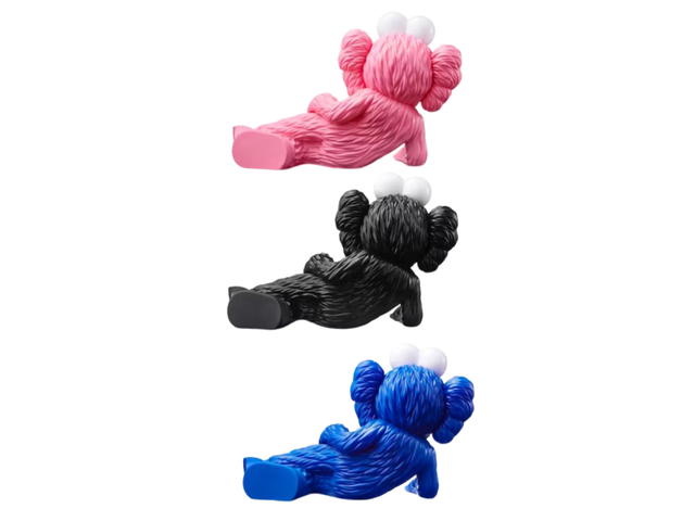 Kaws Kaws TIME OFF Vinyl Figure Set Blue Black Pink - view 3